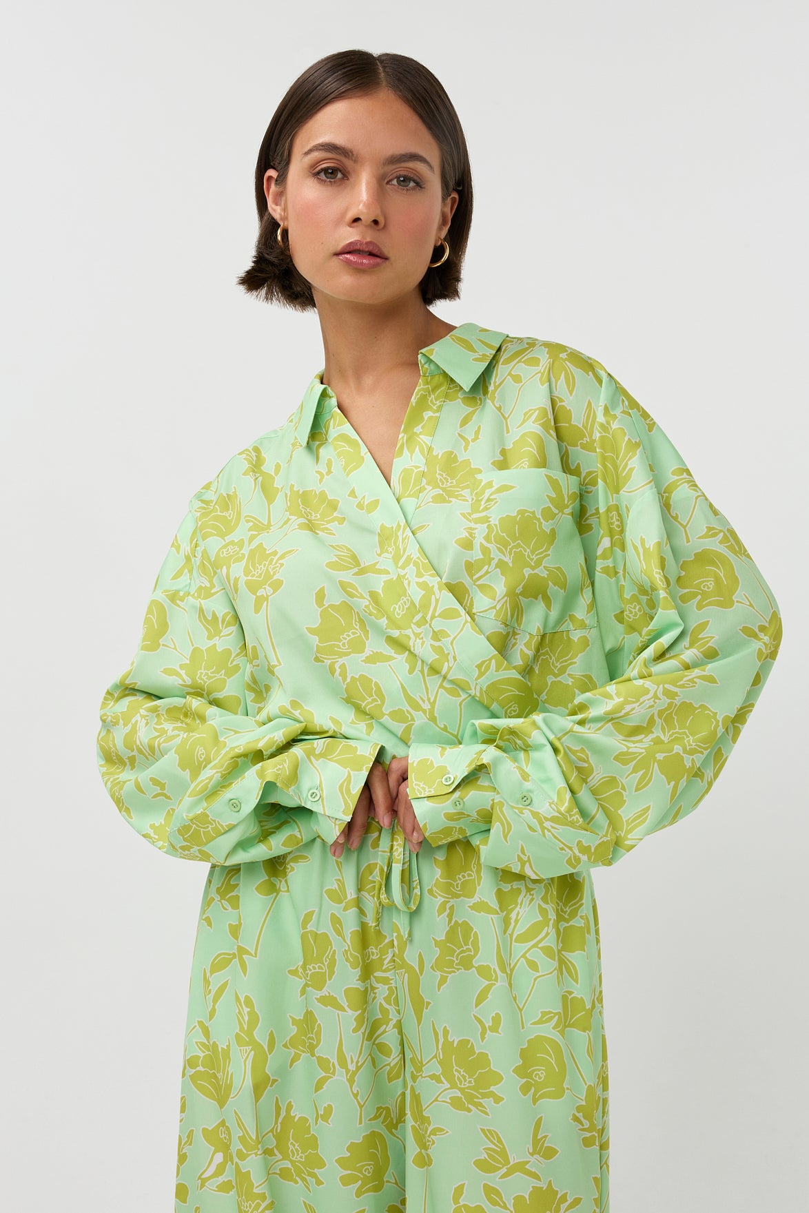 Lilou Blouse | Multi green