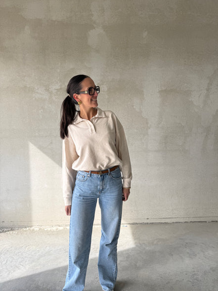 Avi Sweater | Beige