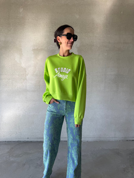 Betty Sweater | Lime