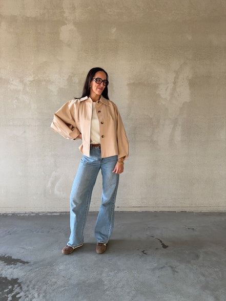 Fleur jacket | Light beige