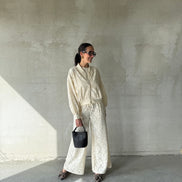 Meadow bomber | Lace beige