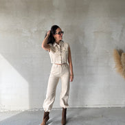 Maggi Gilet | Beige