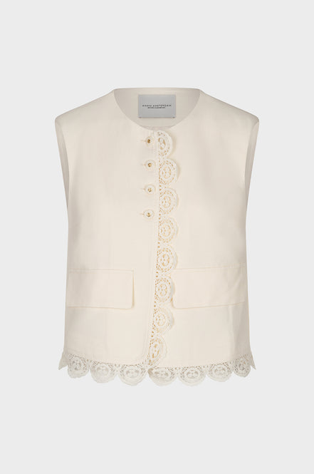 Luma Gilet | Beige