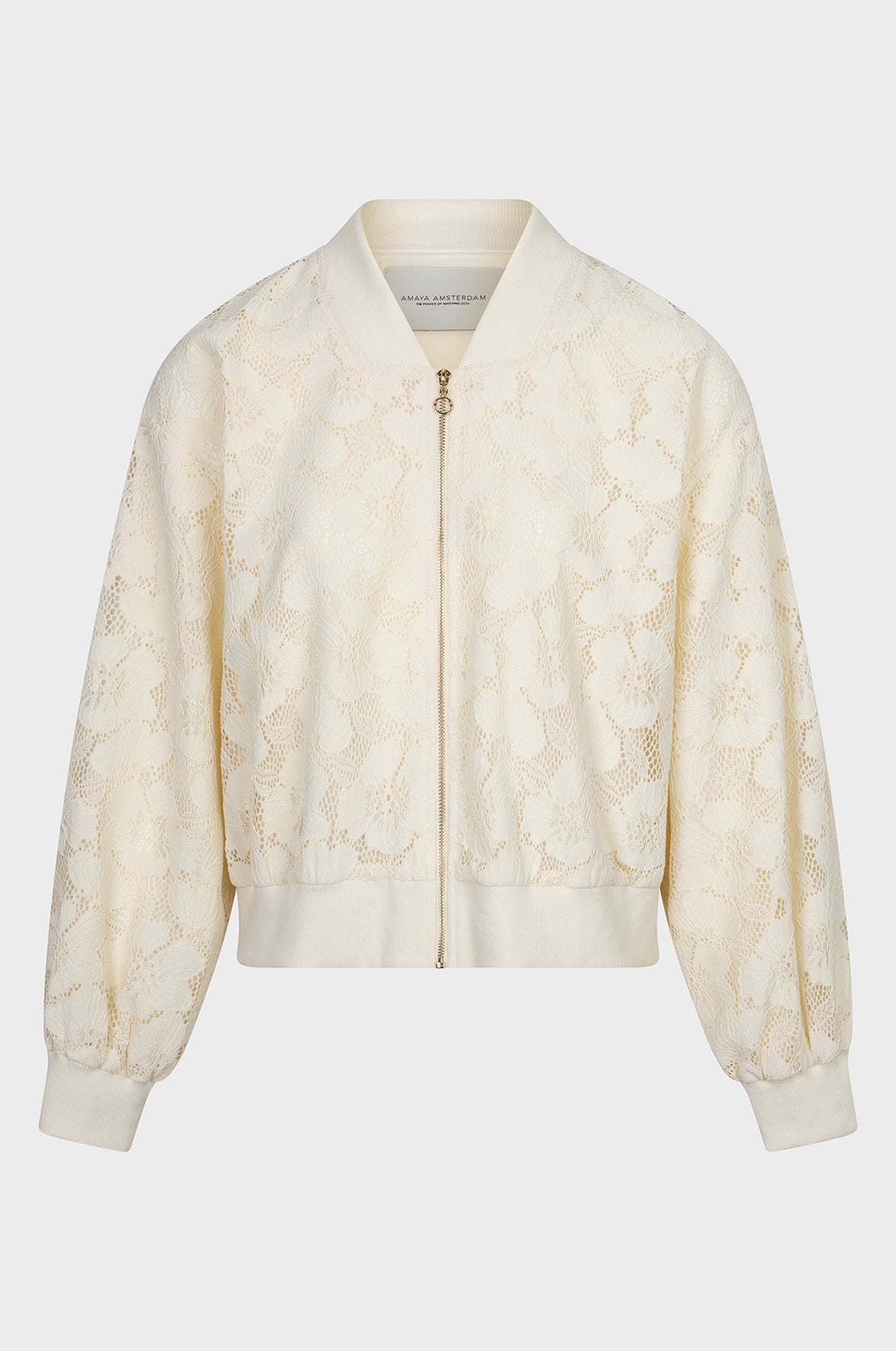 Meadow bomber | Lace beige