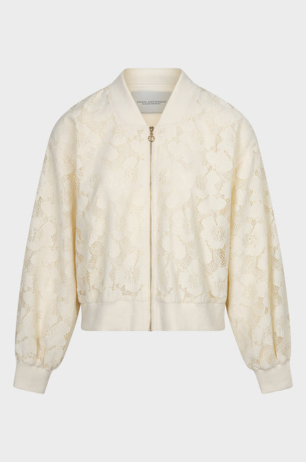 Meadow bomber | Lace beige