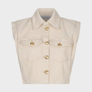Maggi Gilet | Beige
