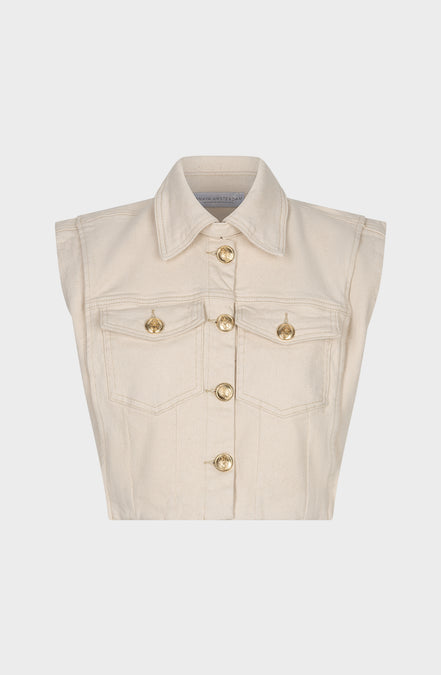 Maggi Gilet | Beige