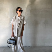 Denia Pants | Beige Melange
