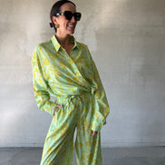 Lilou Blouse | Multi green