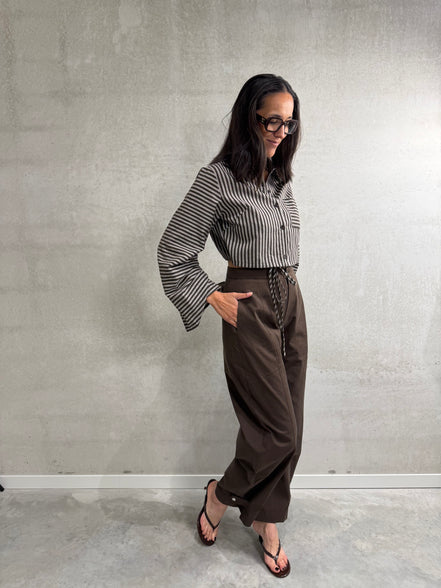 Jeanne balloon pants | Brown