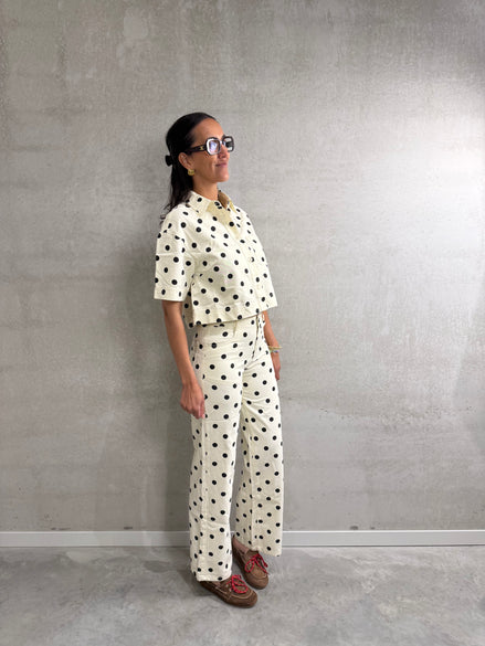 Dottie straight jeans | Dots