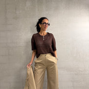 Jeanne balloon pants | Camel