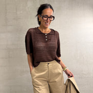Jeanne balloon pants | Camel