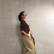 Jeanne balloon pants | Camel