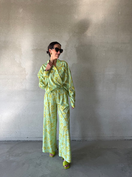Lilou Blouse | Multi green