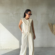 Louana Trousers | Beige