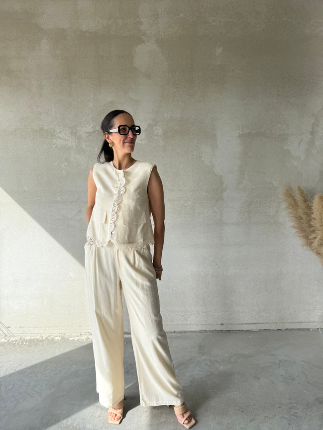 Louana Trousers | Beige