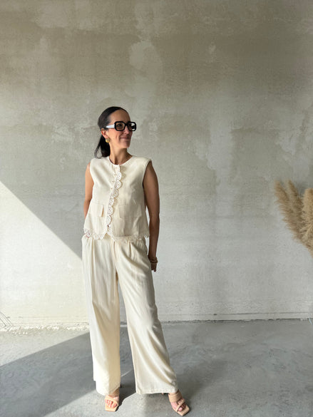 Louana Trousers | Beige