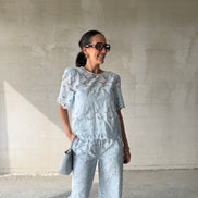 Meggan Blouse | Blue