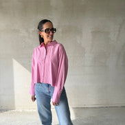 Paula Blouse | Pink stripe