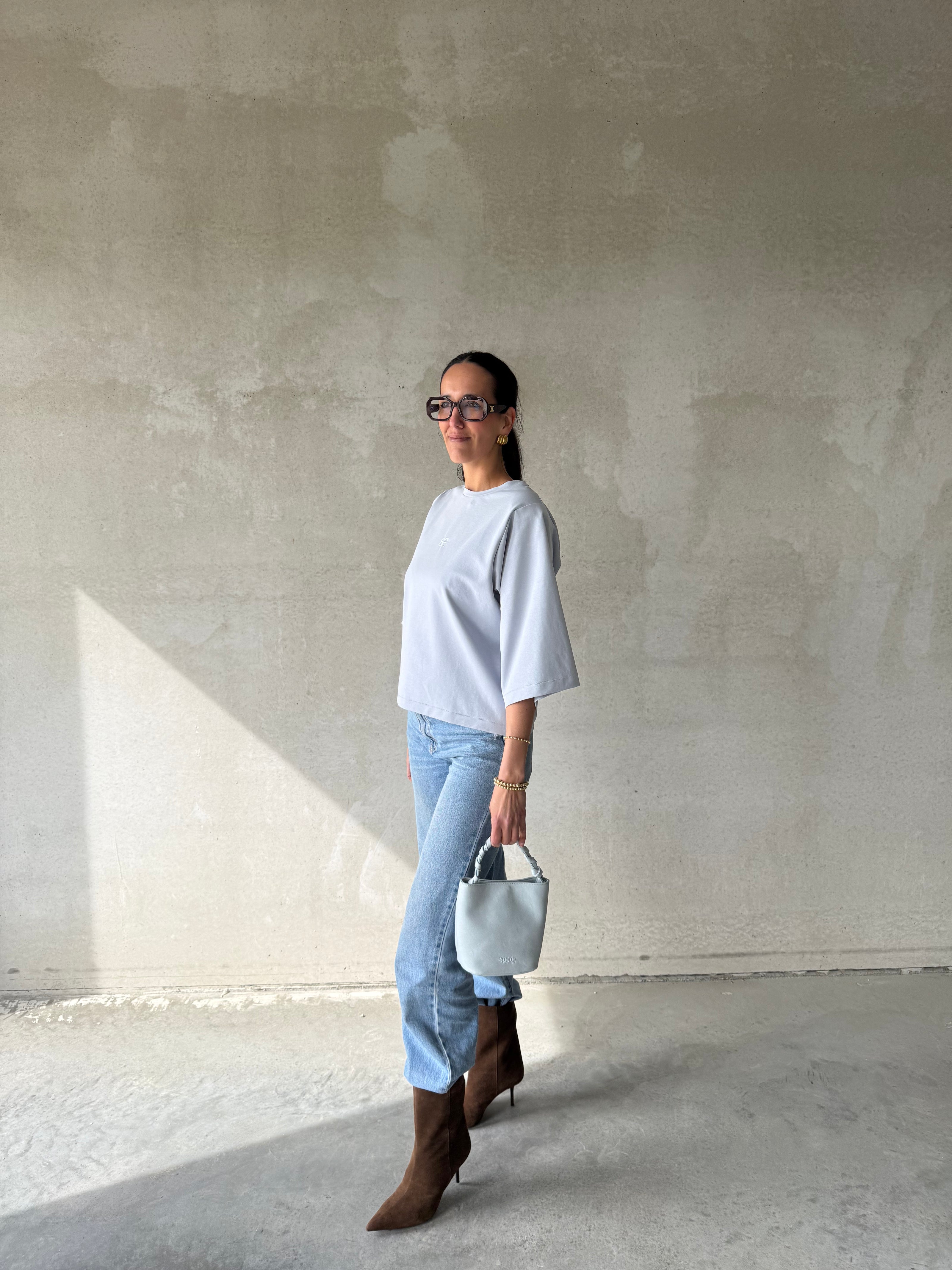 Oversized Tee | Light blue
